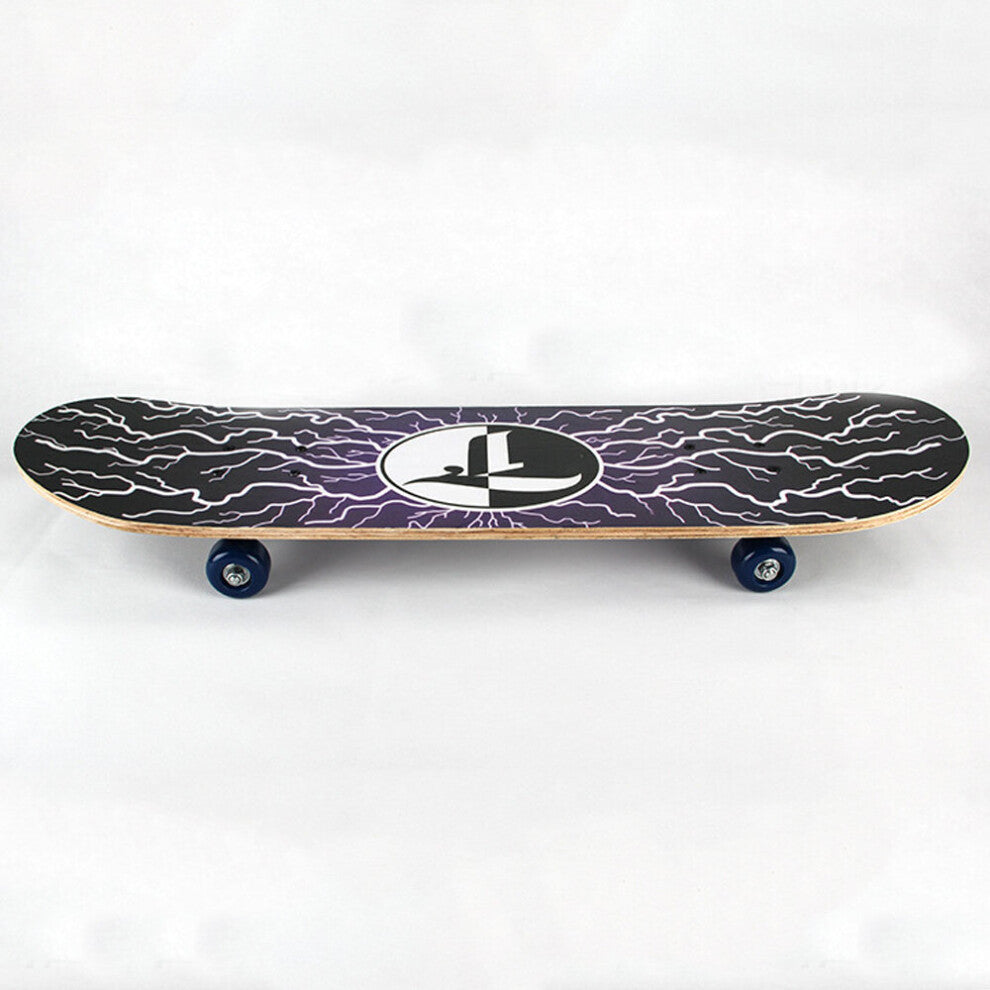 TOPMEN 31" Maple Skateboard – Complete, Anti-Slip Board for Cruising & Free-Style