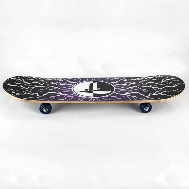 TOPMEN 31" Maple Skateboard – Complete, Anti-Slip Board for Cruising & Free-Style
