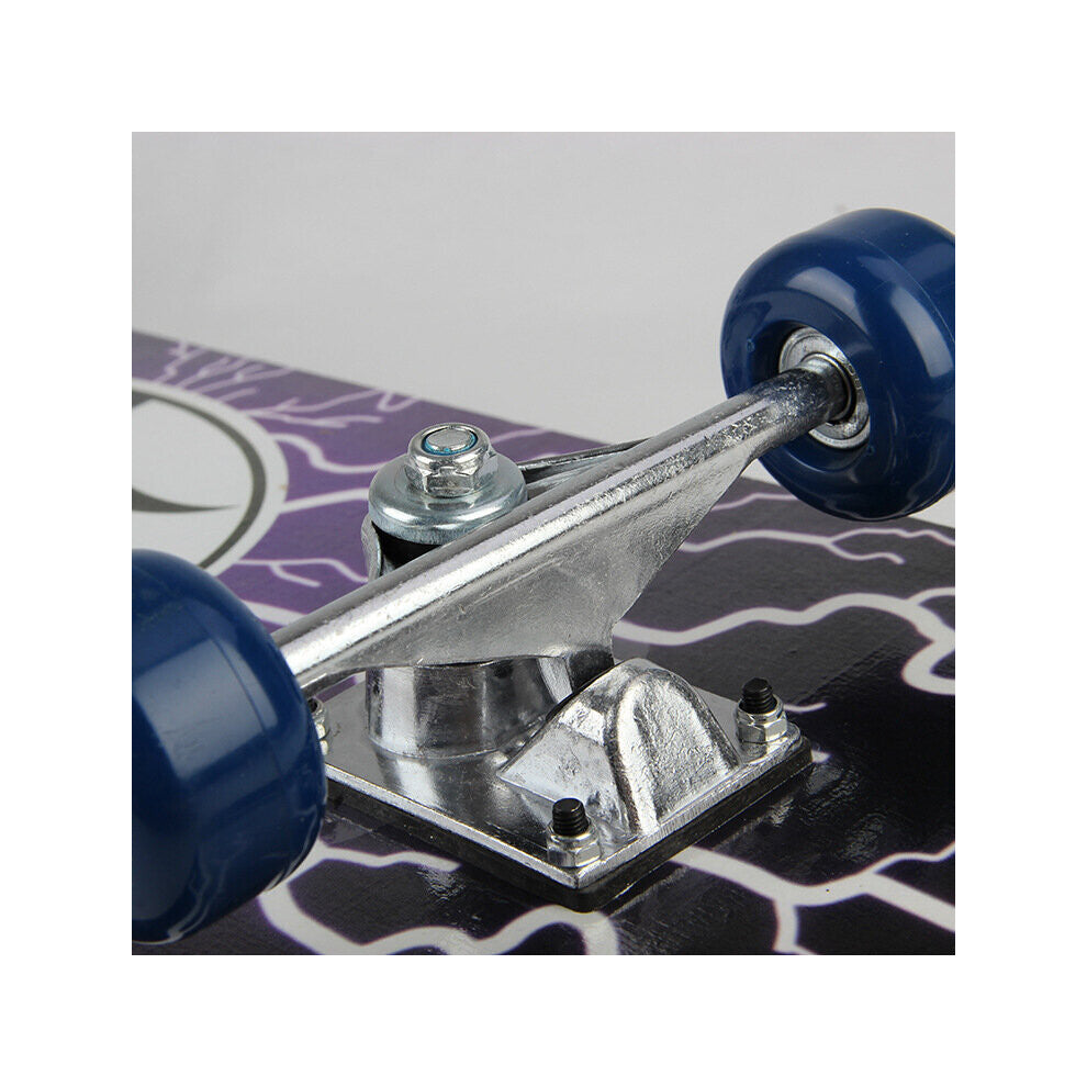TOPMEN 31" Maple Skateboard – Complete, Anti-Slip Board for Cruising & Free-Style